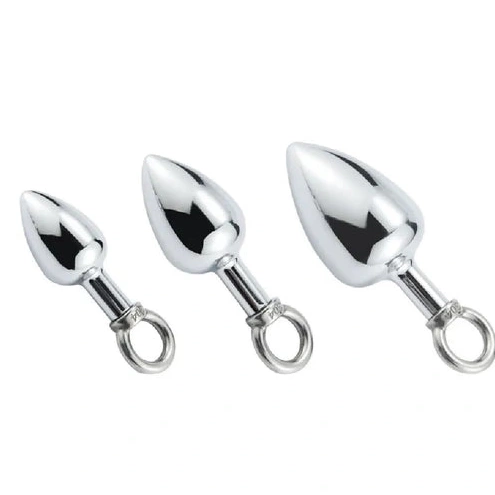 Anal Hooks Cock Set Anal with Hook 4663 Ring DiscreetChoice Steel Stainless 1011